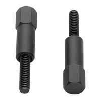 For Ford Motorsport Valve Cover Nuts and Studs Black For Ford Oval on Top 1/4 in. x 20 Thread Set of 4