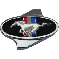 For Ford Motorsport Air Cleaner Wing Nut Chrome For Ford Running Horse Mustang Logo 1/4 in.-20 Thread Each