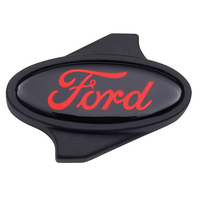 For Ford Motorsport Air Cleaner Wing Nut Black Crinkle For Ford Logo Each