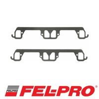 Fel-Pro Perforated Steel Exhaust Gasket Set SB Chrysler 340 360 Large Port FE1413