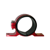 Autotecnica 60mm Fuel Pump Bracket Aluminium Red FP2