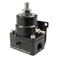 Raceworks Adjustable Fuel Pressure Regulator EFI 700HP 3-port -6AN FPR-501BK