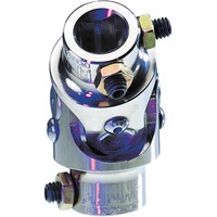 Flaming River Steering Universal Joint Steel Nickel Plated 9/16in. 26-Spline X 3/4in. 36-Spline Polished