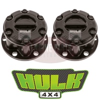 HULK 4x4 Free Wheel Manual Hubs 1 Pair for Nissan Patrol GQ Y60 GU Y61 1990-On