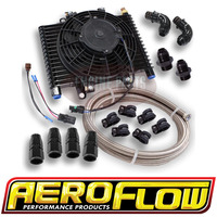 Aeroflow for Ford Falcon BF FG FGX XR6 Turbo 6 Speed ZF Auto Transmission Oil Cooler Kit