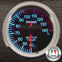 Autotecnica Electronic Analog Water Temperature Gauge 7 Colour 52mm G6114G7