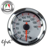 Autotecnica Electronic Analog Water Temperature Gauge White 7 Colour 52mm G6114G7W