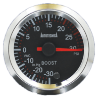 Autotecnica boost gauge 52mm black for Lexus Lx470 UZJ100R 2UZ-FE 4.7 NA