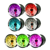 Autotecnica Electronic Analog Volt Gauge White Face 7 Colour 52mm G6147G7W