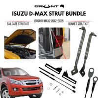 Grunt 4x4 Tailgate & Bonnet Strut Bundle - Isuzu D-Max/MU-X 2012-2019