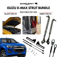 Grunt 4x4 Tailgate & Bonnet Strut Bundle - Isuzu D-Max 2021-2025