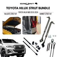 Grunt 4x4 Tailgate & Bonnet Strut Bundle - Toyota Hilux N80 2015-2024