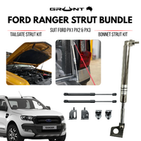 Grunt 4x4 Tailgate & Bonnet Strut Bundle - Ford Ranger PX/PX2/PX3 2011-2019