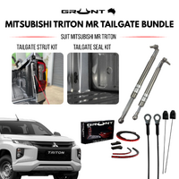 Grunt 4x4 Tailgate Strut + Seal Bundle - Mitsubishi Triton MR 2019-2025 Stainles