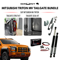 Grunt 4x4 Tailgate Strut + Seal Bundle - Mitsubishi Triton MV 2024+
