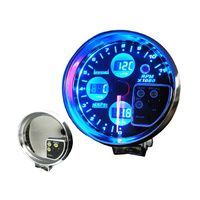 5" RPM 4 IN 1 INCLUDES OIL,TEMP,AMP,WITH INTERNAL SHIFT LIGHT CHROME RIM
