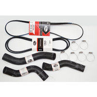 Gates radiator hose & fan belt kit for Toyota 100 Series Landcruiser 4.2 1HD-FTE Diesel 1998-2002 GE4WDKIT-10