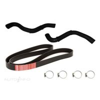Gates radiator hose & fan belt kit for Nissan Patrol GU Y61 3.0 ZD30DDTi GE4WDKIT-12