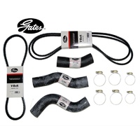 Gates radiator hose & fan belt kit for Toyota Landcruiser 80 Series 4.5 1FZ-FE 1992-1998 GE4WDKIT-8