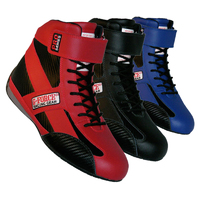 G-Force Driving Shoes GF236 High-Top Blue Leather SFI 3.3/5
