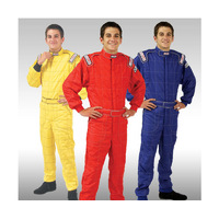 G-Force Driving Suit GF-545 One-Piece Double Layer Nomex Medium Blue SFI-3.2A/5