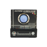 Autotecnica Electronic Turbo Boost Gauge LCD Digital Black 52mm GLCB