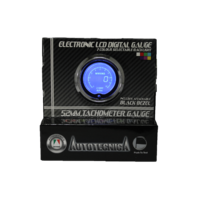 Autotecnica Tachometer Electronic LCD Digital Gauge Black 7 Colour 52mm GLCT