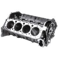 350ci Small Block Chev Cast Iron Bare Engine Block Suits Late Model 1986-on with 1-Piece Rear Main Seal