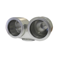 Autotecnica Billet Aluminium Twin Gauge Holder Cups Pod 52mm 60mm Silver GP7S