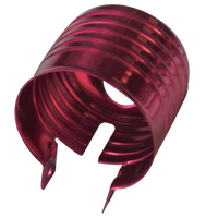Autotecnica Aluminium Single Gauge Holder Cup / Pod Red 65mm GPA1R
