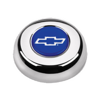 Grant Chrome Horn Button Suit Classic & Challenger Steering Wheels With Bowtie Emblem