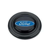 Grant Black Horn Button Suit Signature Series Steering Wheels With Blue Ford Oval Logo