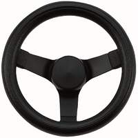 Grant 10-1/4" Performance & Race Steering Wheel Black Anodized 3-Spoke, Foam Grip, 2.5" Dish