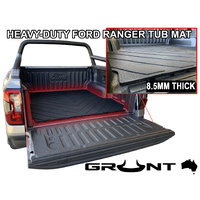 Grunt 4x4 Heavy Duty Moulded Rubber Ute Cargo Mat Next Gen Ford Ranger XL, XLS, XLT, Sport, Wildtrak