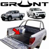 Heavy duty rubber checker plate ute tray mat Mitsubishi Triton ML MN (suits vehicles without tub liner)