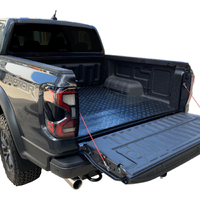 Grunt 4x4 Rubber Checker Plate Ute Mat Next Gen Ford Ranger Raptor With Spray In Liner