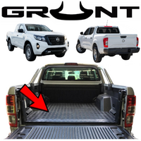 Grunt 4x4 Heavy duty rubber checker plate ute tray mat for Nissan Navara NP300 2020 Facelift (for vehicles fitted with no tub liner)