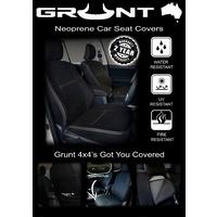 Grunt 4x4 neoprene rear car seat covers for Mazda BT-50 PX2 2016-2019 Series 2