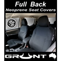 Grunt 4x4 neoprene car rear seat covers for Ford Ranger PX PX2 & PX3 2011-2020