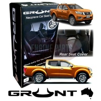 Grunt 4x4 neoprene rear seat covers for Nissan Navara NP300 10/2017 onward