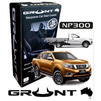 Grunt 4x4 neoprene front seat covers for Nissan Navara NP300 2015-2017 GSC-NP300F