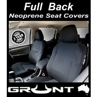 Grunt 4x4 Volkswagen Amarok neoprene car seat covers 2011-2019 Rear