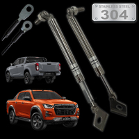 Grunt 4x4 Stainless Steel tailgate strut assist system EZI-UP/DOWN for Isuzu D-Max 2020-2023 GUDS-DMAX2SS