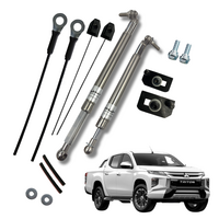 Grunt 4x4 stainless steel tailgate strut assist system for Mitsubishi Triton MR 2019 - Onward