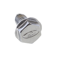Gardener-Westcott Chrome Hex Washer Sems Body Bolts 5/16-18" x 1", 1" O.D Washer With for Ford Oval Logo