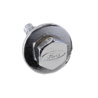 Gardener-Westcott Chrome Hex Body Bolts 1/4" x 3/4", 7/16" Hex With Bowtie Logo
