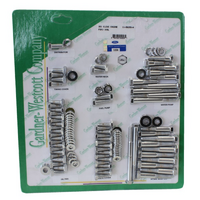 Gardener-Westcott Chrome Hex Engine Dress Up Kit Suit for Ford 302-351 Cleveland With for Ford Oval Logo