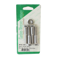 Gardener-Westcott S/S Hex Long Water pump Bolt Kit Suit SB & BB Chev