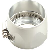High Energy Hex Hose Finisher 49.2mm ID Silver 1-15/16" ID Clamp HE150-28S