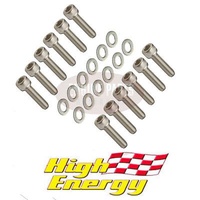 High Energy Stainless Steel Rocker Valve Cover Bolts X 12 Holden 253/308 V8 FORD WINDSOR